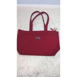 Vera Bradley red tote bag